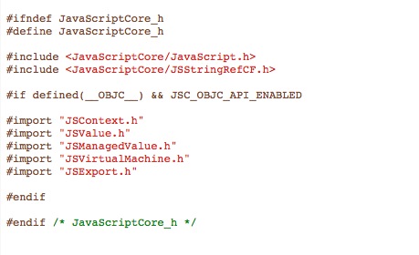 iOS7新JavaScriptCore框架介绍